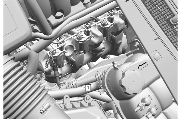 Gas Engine Ignition Spark Plug Replacement - Left Side — figure 4