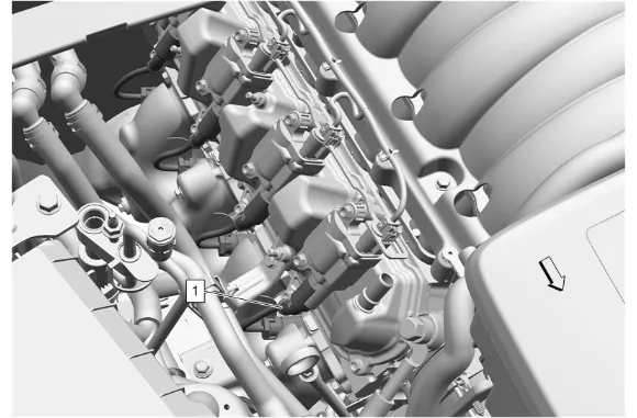 Gas Engine Ignition Spark Plug Replacement - Right Side — figure 3