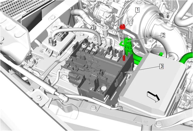 Generator Battery Jumper Cable Replacement (LM2) — figure 2