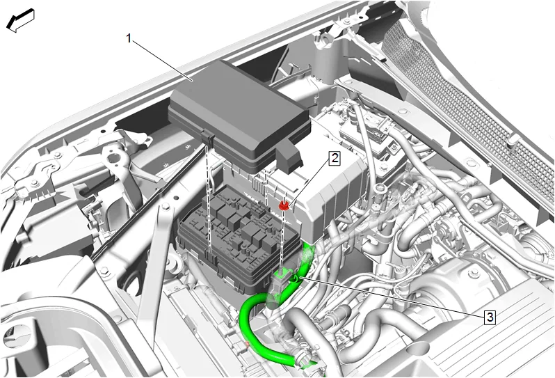 Generator Battery Jumper Cable Replacement (LM2) — figure 3