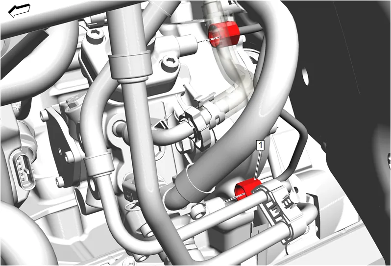 High Pressure Diesel Fuel Feed to Rail Pipe Replacement — figure 32