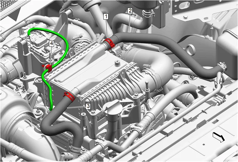 High Pressure Diesel Fuel Pump Replacement (2WD) — figure 13