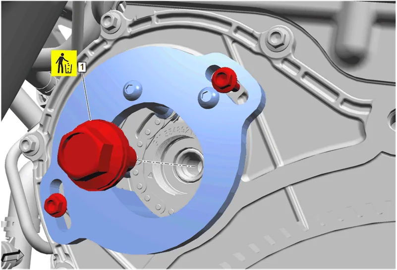 High Pressure Diesel Fuel Pump Replacement (2WD) — figure 42