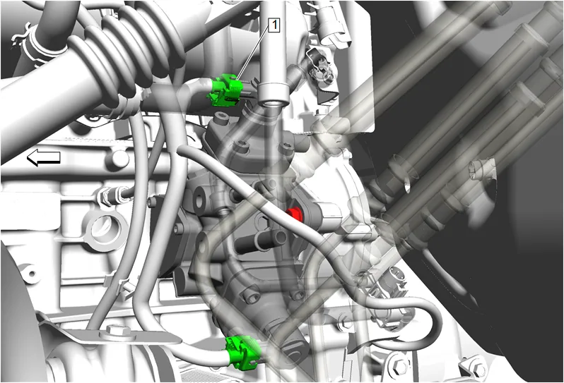 High Pressure Diesel Fuel Pump Replacement (2WD) — figure 44
