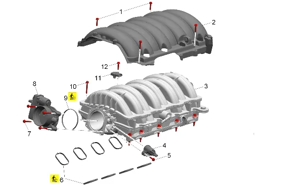 Intake Manifold and Components (1) — figure 1
