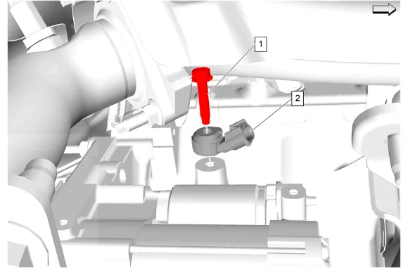 Knock Sensor 2 Replacement — figure 3
