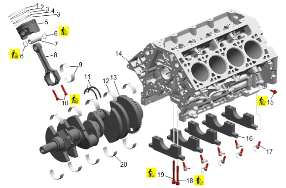 Lower Engine and Components — figure 1