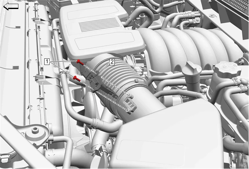 Mass Airflow Sensor Replacement — figure 1