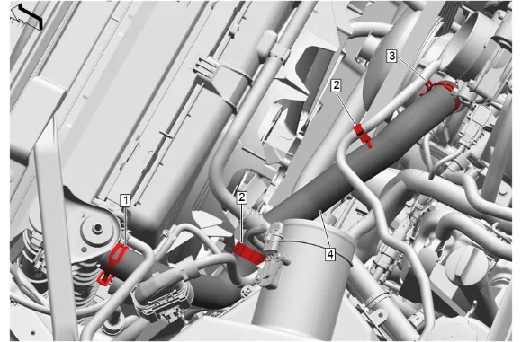 Radiator Inlet Hose Replacement (L84, L87) — figure 3
