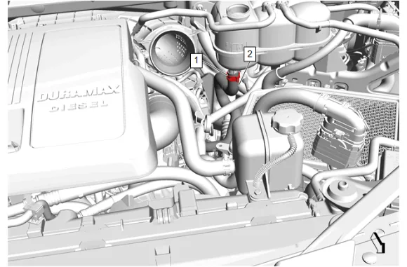 Radiator Surge Tank Replacement (LM2) — figure 4
