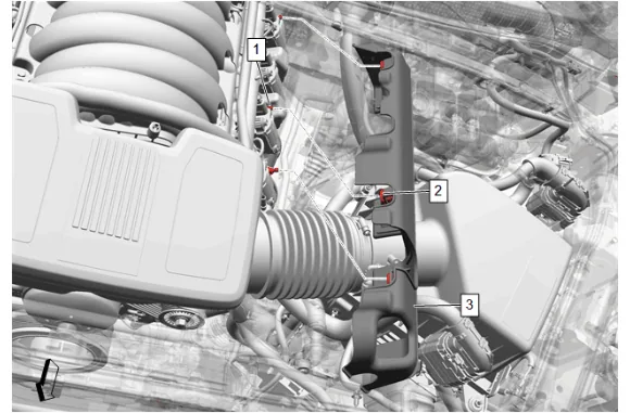 Spark Plug Wire Replacement - Left Side — figure 2