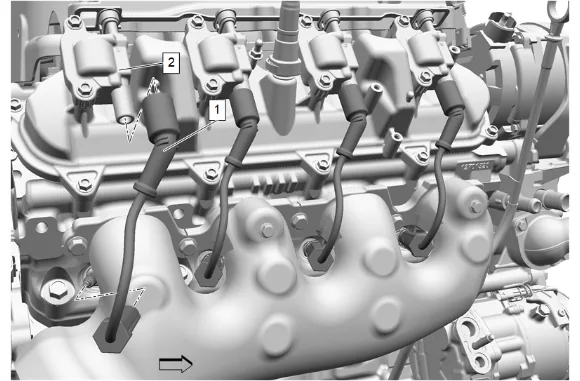 Spark Plug Wire Replacement - Right Side — figure 4