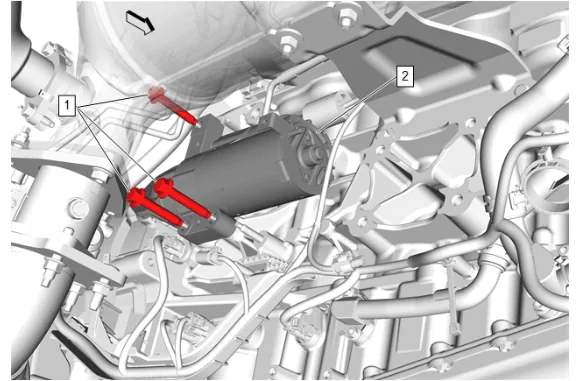 Starter Replacement (LM2) — figure 9