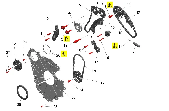 Timing Chain and Components — figure 1