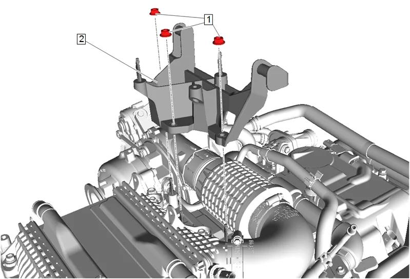 Upper Intake Manifold Bracket Replacement — figure 3