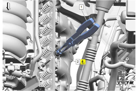 Valve Stem Oil Seal and Valve Spring Replacement - Left Side (L87) — figure 12