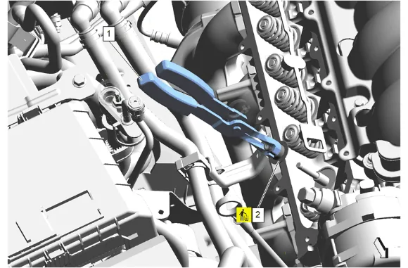 Valve Stem Oil Seal and Valve Spring Replacement - Right Side — figure 12