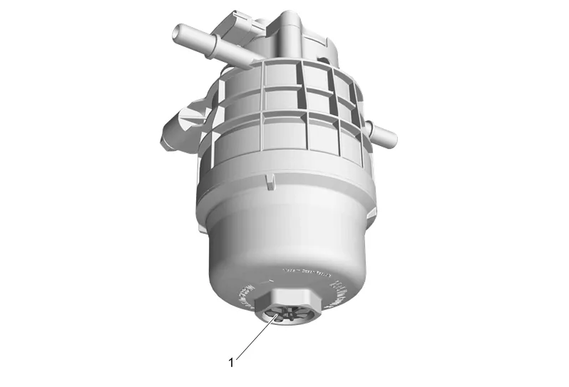 Water-in-Fuel Draining — figure 1