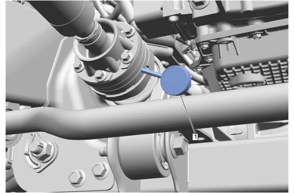 Differential Pinion Input Shaft Runout Measurement — figure 1