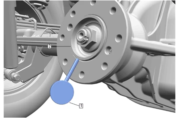 Differential Pinion Input Shaft Runout Measurement — figure 2