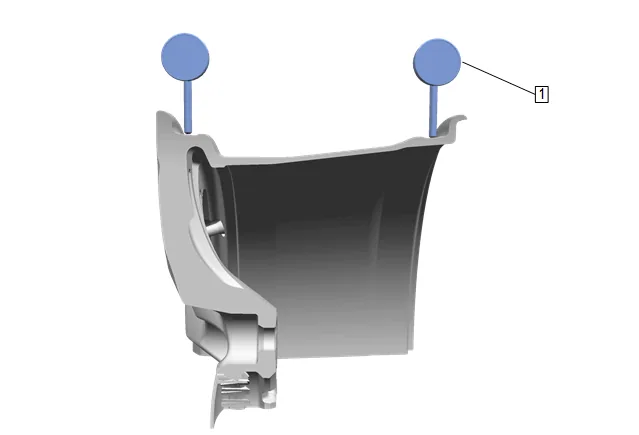 Tire and Wheel Assembly Runout Measurement - Off Vehicle — figure 3