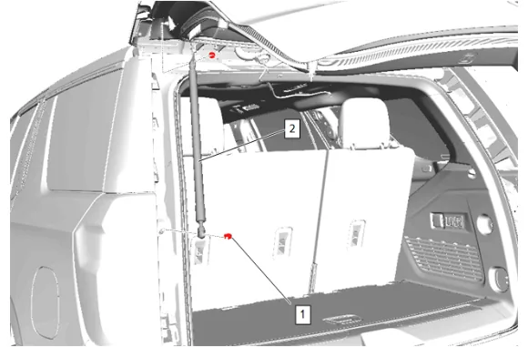 Back Body Opening Side Molding Replacement (Manual Liftgate) — figure 2