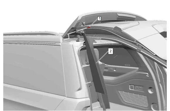 Back Body Opening Side Molding Replacement (Power Liftgate) — figure 4