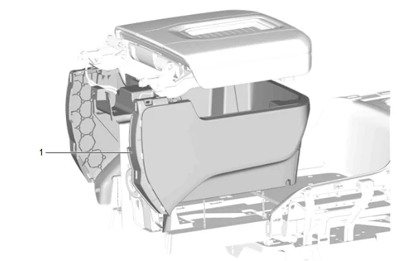 Front Floor Console Wiring Harness Replacement (DCH) — figure 17