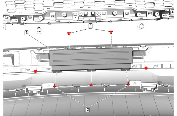 Front Grille Filler Replacement — figure 2