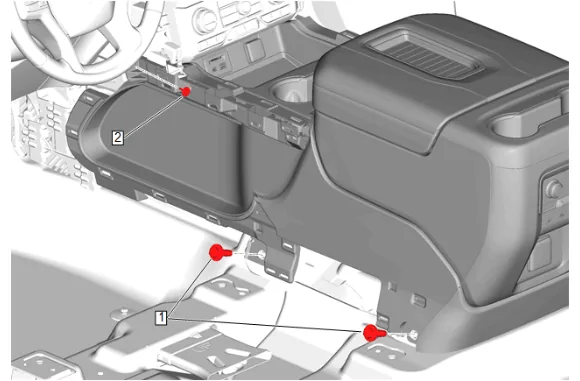 Instrument Panel Accessory Bezel Replacement (with DCH, DCK, D07) — figure 18