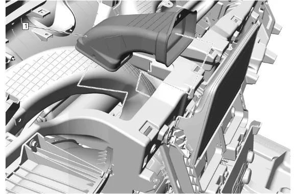 Instrument Panel Carrier Replacement (without UV6) — figure 19