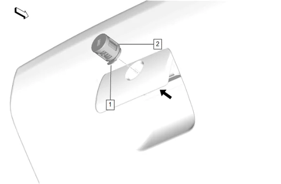 Instrument Panel Compartment Door Replacement — figure 4