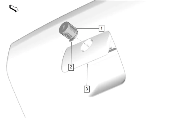 Instrument Panel Compartment Door Replacement — figure 5