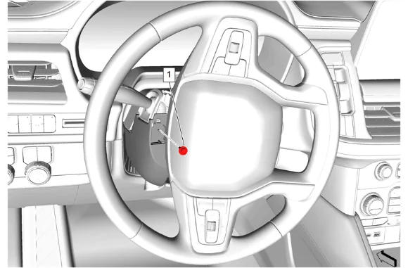 Instrument Panel Steering Column Lower Trim Cover Replacement (N33, N37) — figure 2