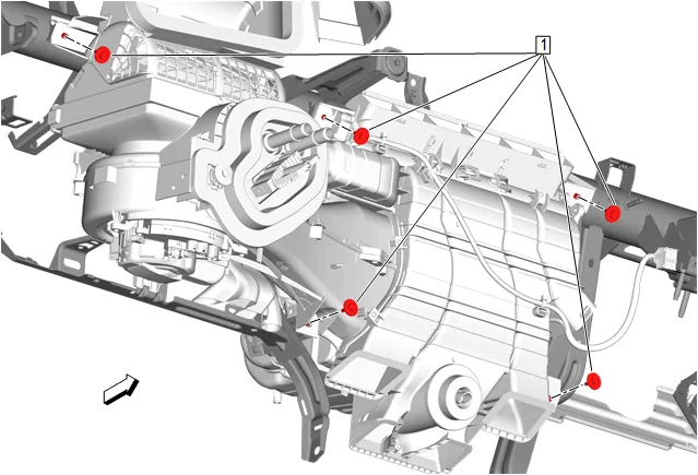 Instrument Panel Tie Bar Replacement — figure 18