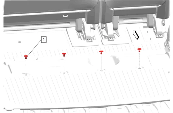 Rear Floor Mat Replacement — figure 9
