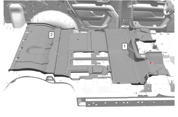 Rear Floor Mat Replacement — figure 13