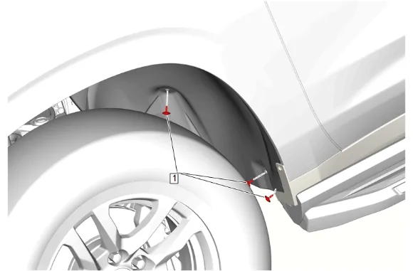 Rocker Panel Front Molding Replacement (BVE) — figure 4