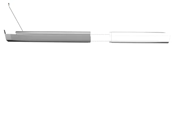 Rocker Panel Front Molding Replacement (BVE) — figure 8