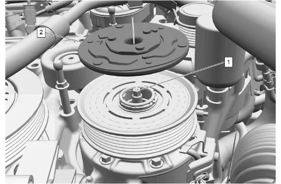 Air Conditioning Clutch Replacement (LM2) — figure 3