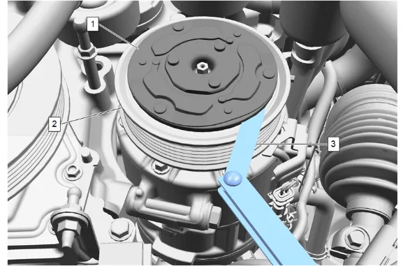 Air Conditioning Clutch Replacement (LM2) — figure 8