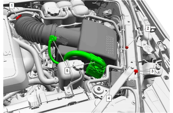 Air Conditioning Compressor Replacement (LM2, 4WD) — figure 2