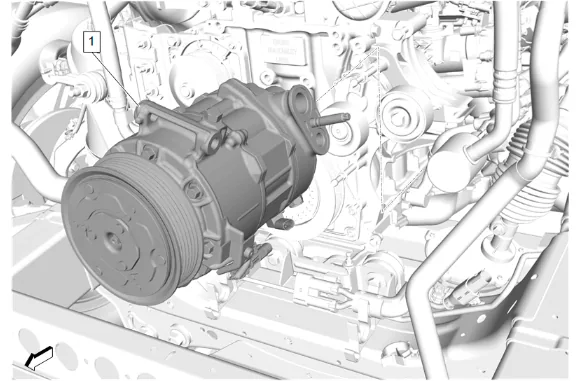 Air Conditioning Compressor Replacement (LM2, 4WD) — figure 19