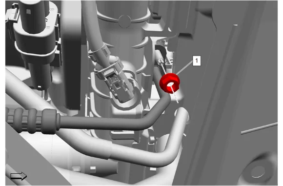 Air Conditioning Condenser and Evaporator Hose Replacement (LM2) — figure 6