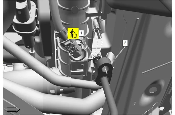 Air Conditioning Condenser and Evaporator Hose Replacement (LM2) — figure 7