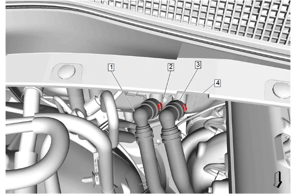 Heater and Air Conditioning Evaporator and Blower Module Removal and Installation — figure 24