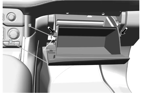 Passenger Compartment Air Filter Replacement — figure 1