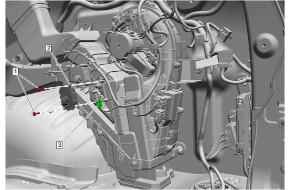 Rear Programmable Temperature Valve Actuator Replacement (with C69, 9C1) — figure 14