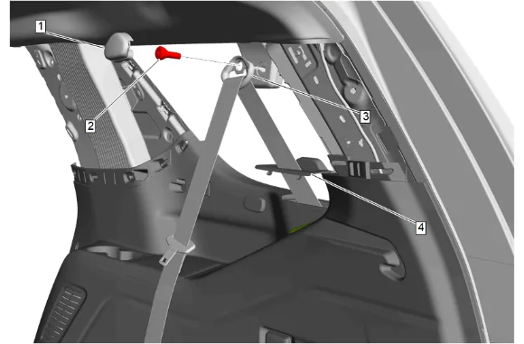 Rear Programmable Temperature Valve Actuator Replacement (with C69, without 9C1) — figure 14