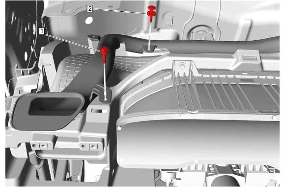 Side Window Defogger Outlet Duct Replacement - Left Side (without UV6) — figure 29
